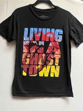 Rolling Stones Living Ghost Town Graphic Tee Sz M